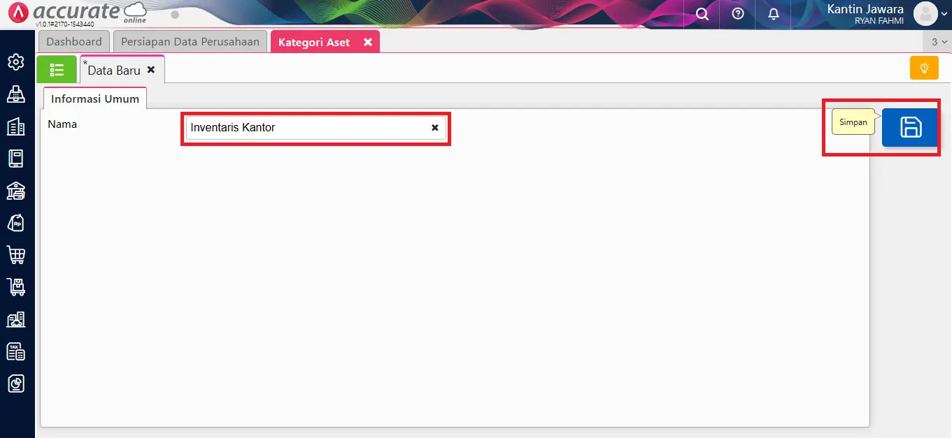 help.accurate Cara membuat kategori aset tetap pada Accurate Online 02